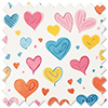 Sweetheart, Multi - Twist&Fit Roman Blind